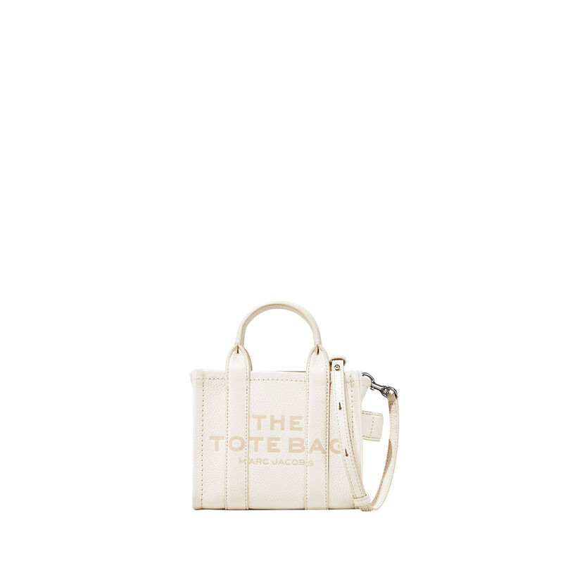 MARC JACOBS The Leather Mini Tote Bag image number 8